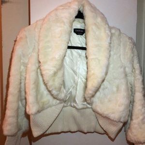 Faux fur jacket